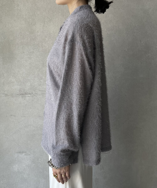 DouDou(ドゥドゥ)の「【WEB限定】フリンジジャガードシャツ(シャツ/ブラウス・レディース・ベージュ/グレー/ブラック・FREE)」の22枚目の写真