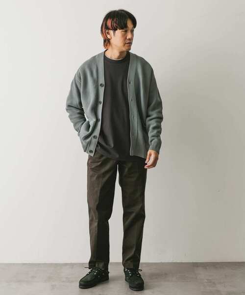 URBAN RESEARCH DOORS（アーバンリサーチドアーズ）の「ハードニットガーターカーディガン（カーディガン/ボレロ・メンズ・ブラック/ブルー/グレー・LARGE/MEDIUM）」の9枚目の写真