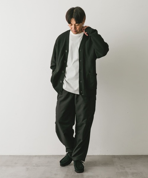 URBAN RESEARCH DOORS（アーバンリサーチドアーズ）の「ハードニットガーターカーディガン（カーディガン/ボレロ・メンズ・ブラック/ブルー/グレー・LARGE/MEDIUM）」の14枚目の写真
