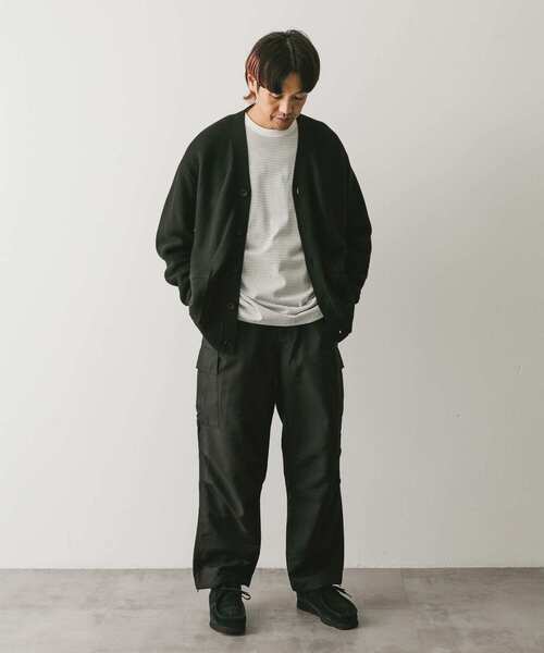 URBAN RESEARCH DOORS（アーバンリサーチドアーズ）の「ハードニットガーターカーディガン（カーディガン/ボレロ・メンズ・ブラック/ブルー/グレー・LARGE/MEDIUM）」の15枚目の写真