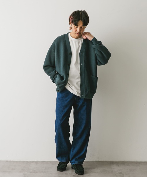 URBAN RESEARCH DOORS（アーバンリサーチドアーズ）の「ハードニットガーターカーディガン（カーディガン/ボレロ・メンズ・ブラック/ブルー/グレー・LARGE/MEDIUM）」の19枚目の写真