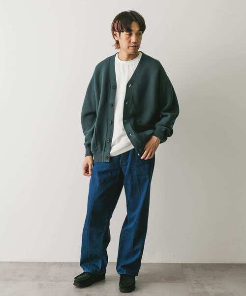 URBAN RESEARCH DOORS（アーバンリサーチドアーズ）の「ハードニットガーターカーディガン（カーディガン/ボレロ・メンズ・ブラック/ブルー/グレー・LARGE/MEDIUM）」の20枚目の写真