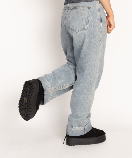 SVEC（シュベック）の「厚底ムートンブーツ / ボア レースアップ（ブーツ・レディース・キャメル/ブラック・35/36/37/38/39/40/41）」の22枚目の写真