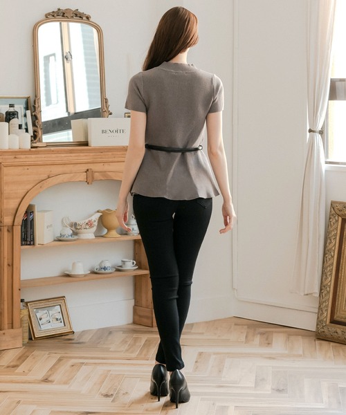 Julia Boutique(ジュリアブティック)の「ゴールドバックル細ベルト(ベルト・レディース・ブラック/ホワイト/ブラウン・ONE)」の11枚目の写真