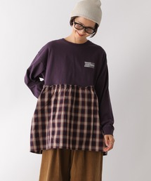 セール】裾アソート長袖レイヤード 147118（Tシャツ/カットソー