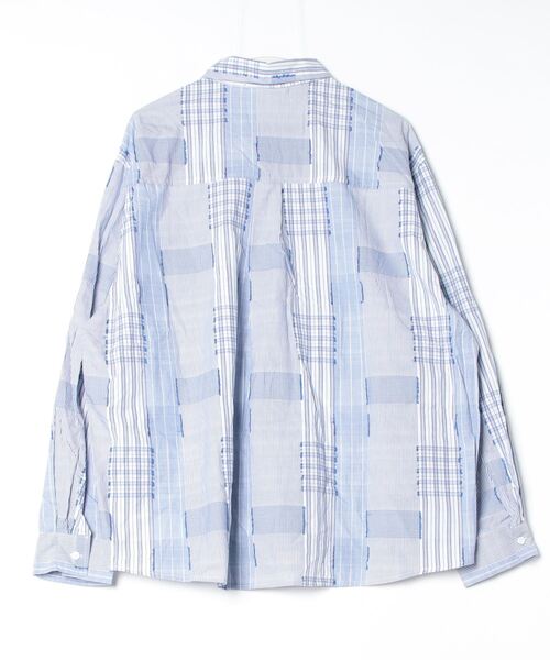 rehacer（レアセル）の「R. : Deformation Pattern Shirt（シャツ/ブラウス・メンズ・ブルー・SMALL/MEDIUM/LARGE）」の11枚目の写真