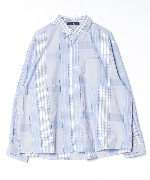 rehacer（レアセル）の「R. : Deformation Pattern Shirt（シャツ/ブラウス・メンズ・ブルー・SMALL/MEDIUM/LARGE）」の10枚目の写真