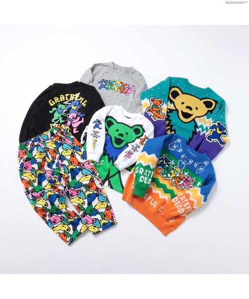 トップス GRATEFULDEAD x WDS Jacquard Knit Sweater Grateful Dead × WIND AND SEA