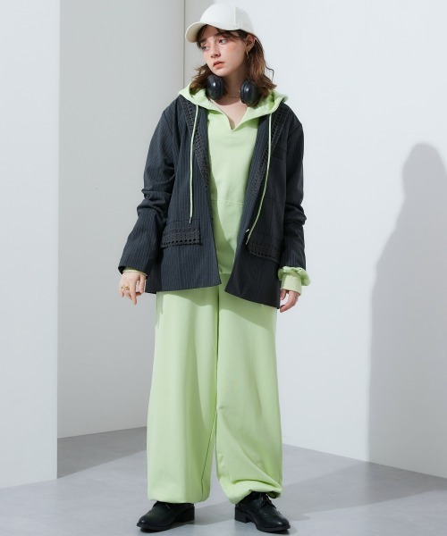 TTOL(トール)の「スウェットパンツ(スウェットパンツ・レディース・グリーン/杢グレー・M-L/L-XL/LL~3L)」の17枚目の写真