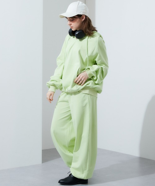 TTOL(トール)の「スウェットパンツ(スウェットパンツ・レディース・グリーン/杢グレー・M-L/L-XL/LL~3L)」の12枚目の写真