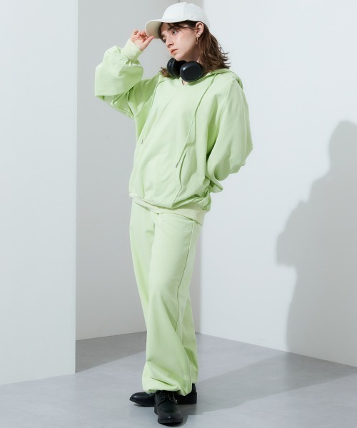 TTOL(トール)の「スウェットパンツ(スウェットパンツ・レディース・グリーン/杢グレー・M-L/L-XL/LL~3L)」の16枚目の写真