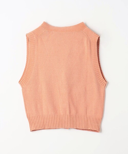 CITEN（シテン）の「＜CITEN＞ベロアモールベスト（ベスト・レディース・シャーベット/ダークグレー/オフホワイト・FREE）」の13枚目の写真