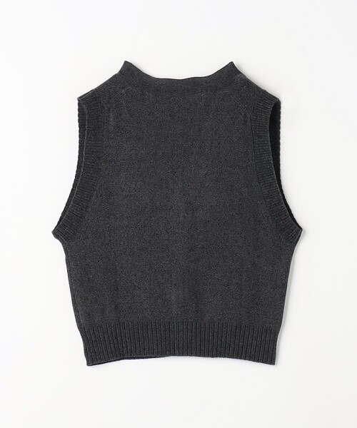 CITEN（シテン）の「＜CITEN＞ベロアモールベスト（ベスト・レディース・シャーベット/ダークグレー/オフホワイト・FREE）」の21枚目の写真