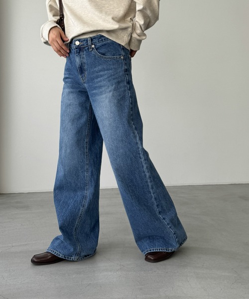 El mar ローウエストデニムパンツ（デニムパンツ）｜CANAL JEAN