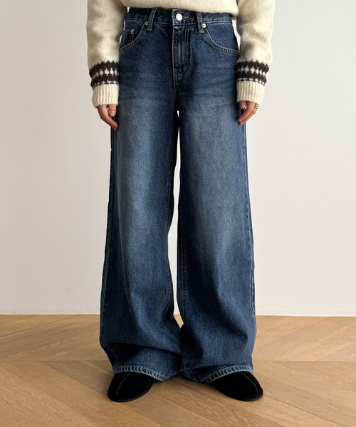 El mar ローウエストデニムパンツ（デニムパンツ）｜CANAL JEAN