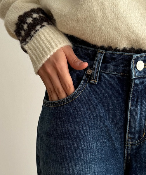 El mar ローウエストデニムパンツ（デニムパンツ）｜CANAL JEAN