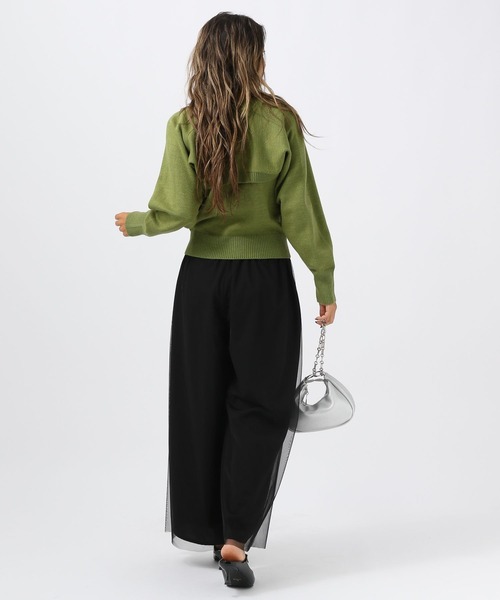 BAYFLOW（ベイフロー）の「【スタッフ企画】2PマルチWAYニット／YOU are YOU（ニット/セーター・レディース・アイボリー/カーキ・FREE）」の8枚目の写真