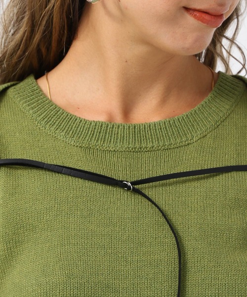 BAYFLOW（ベイフロー）の「【スタッフ企画】2PマルチWAYニット／YOU are YOU（ニット/セーター・レディース・アイボリー/カーキ・FREE）」の19枚目の写真