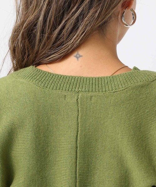 BAYFLOW（ベイフロー）の「【スタッフ企画】2PマルチWAYニット／YOU are YOU（ニット/セーター・レディース・アイボリー/カーキ・FREE）」の22枚目の写真