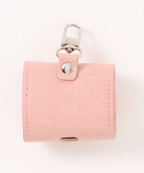 Fun & Daily（ファンアンドデイリー）の「F&D : PU クロコ airpods バッグケース (Pro)（ヘッドフォン/イヤホン・レディース・パープル/ブラウン/グリーン/ピンク・FREE）」の5枚目の写真