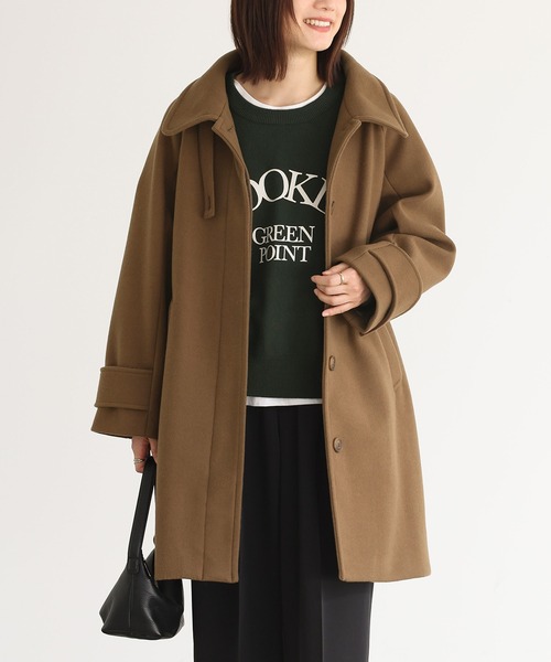 ミドル丈ステンカラーコート』