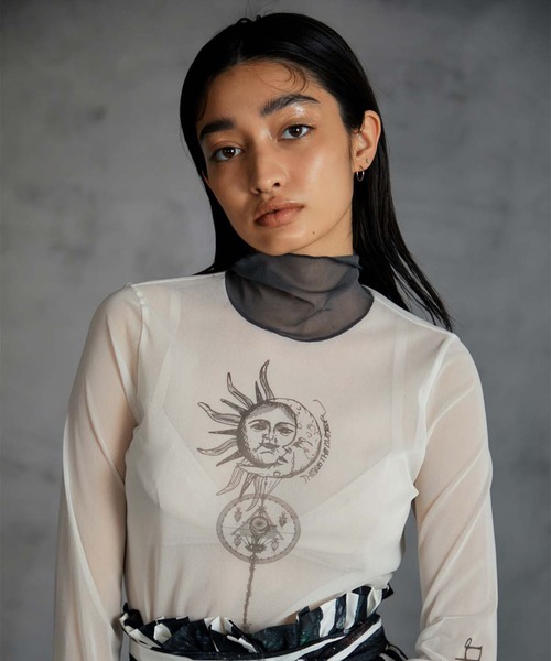 Yin & Yang PRINT TATTOO TOPS / イン&ヤンプリントタトゥートップス