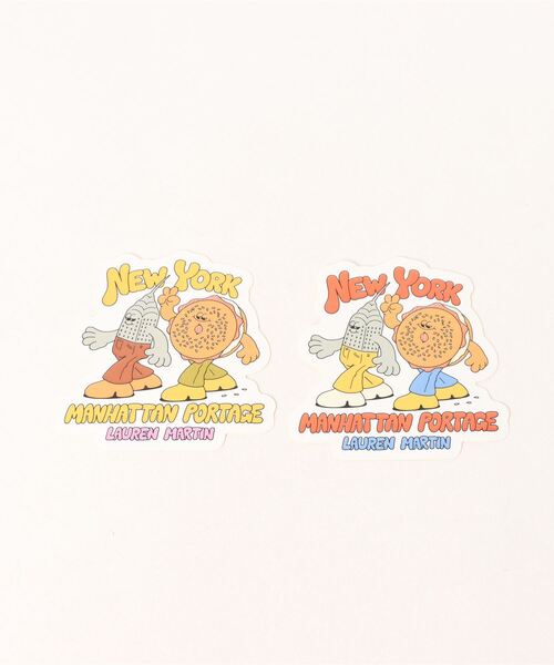 Manhattan Portage(マンハッタンポーテージ)の「Silvercup Backpack Vinyl Lining Lauren Martin(バックパック/リュック・メンズ・ブラック・MEDIUM)」の8枚目の写真