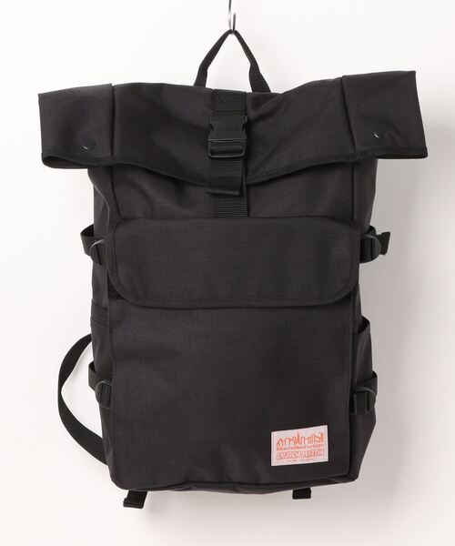 Manhattan Portage(マンハッタンポーテージ)の「Silvercup Backpack Vinyl Lining Lauren Martin(バックパック/リュック・メンズ・ブラック・MEDIUM)」の3枚目の写真