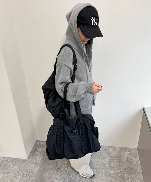 fredy emue(フレディエミュ)の「トラベルボストンバック&リュックサック(ボストンバッグ・レディース・ブラック/グレー・FREE)」の12枚目の写真