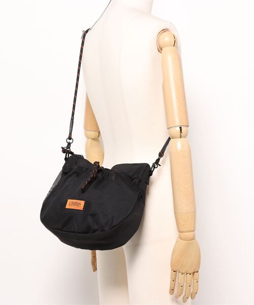 UNIVERSAL OVERALL(ユニバーサルオーバーオール)の「UNIVERSAL OVERALL / Front mesh zile shoulder / UVO-195(ショルダーバッグ・レディース・ライトグレー/ブラック/モカ・ONESIZE)」の7枚目の写真