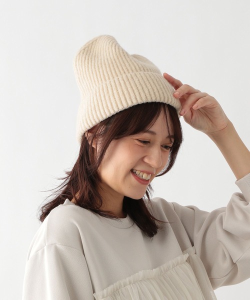 GLOBAL WORK Smile Seed Store(グローバルワーク スマイルシードストア)の「ニットキャップ/161144(ニットキャップ/ビーニー・レディース・アイボリー/杢グレー/ブラック・FREE)」の11枚目の写真