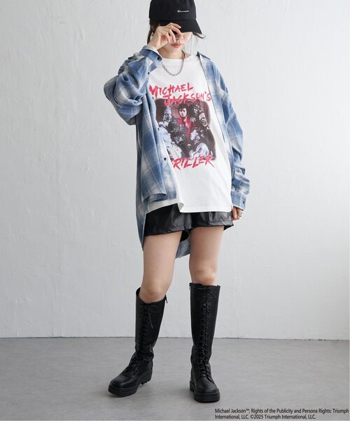 VENCEEXCHANGE（ヴァンスエクスチェンジ）の「合皮ショートパンツ（その他パンツ・レディース・ブラック/アイボリー・M/L）」の12枚目の写真