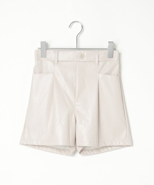 VENCEEXCHANGE（ヴァンスエクスチェンジ）の「合皮ショートパンツ（その他パンツ・レディース・ブラック/アイボリー・M/L）」の22枚目の写真