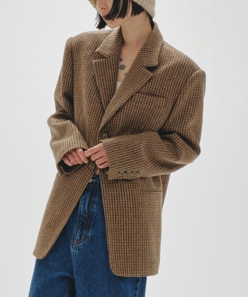 ジャケット・アウター TODAYFUL Wool100% Check Jacket TODAYFUL（トゥデイフル）の「TODAYFUL Wool100% Check Jacket