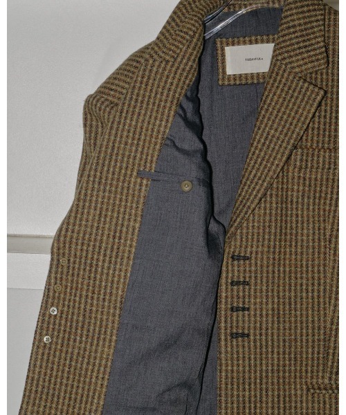TODAYFUL（トゥデイフル）の「TODAYFUL Wool100% Check Jacket