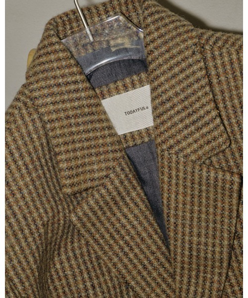 TODAYFUL（トゥデイフル）の「TODAYFUL Wool100% Check Jacket 12420109（テーラードジャケット・レディース・ブラウン・36/38）」の3枚目の写真