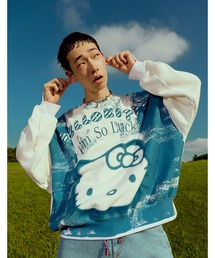 《HELLO KITTY x little sunny bite》 sweat top