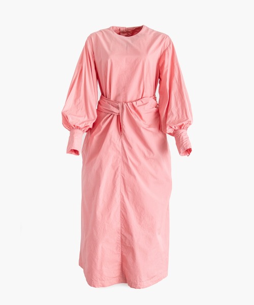 COSMIC WONDER（コズミックワンダー）の「Suvin cotton broadcloth wrapped dress（ワンピース・レディース・ブラック/ライトピンク/チャコールグレー/アッシュグレー・0/1）」の16枚目の写真