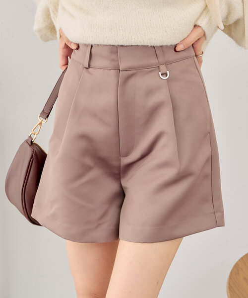 Chico（チコ）の「ポンチタックボリュームキュロット（その他パンツ・レディース・ブラック/ライトベージュ/ブラウン系その他・FREE）」の2枚目の写真