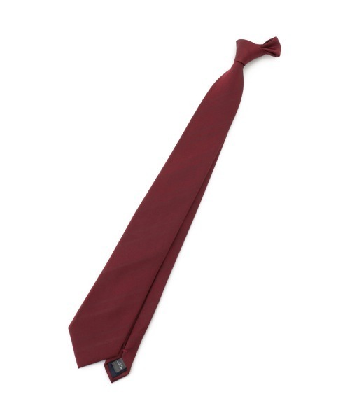 SUIT SELECT（スーツセレクト）の「ネクタイ シャドーストライプ柄（ネクタイ・メンズ・グレー/ワインレッド/ネイビー・FREE）」の3枚目の写真