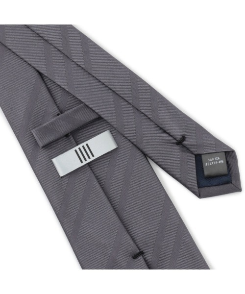 SUIT SELECT（スーツセレクト）の「ネクタイ シャドーストライプ柄（ネクタイ・メンズ・グレー/ワインレッド/ネイビー・FREE）」の8枚目の写真