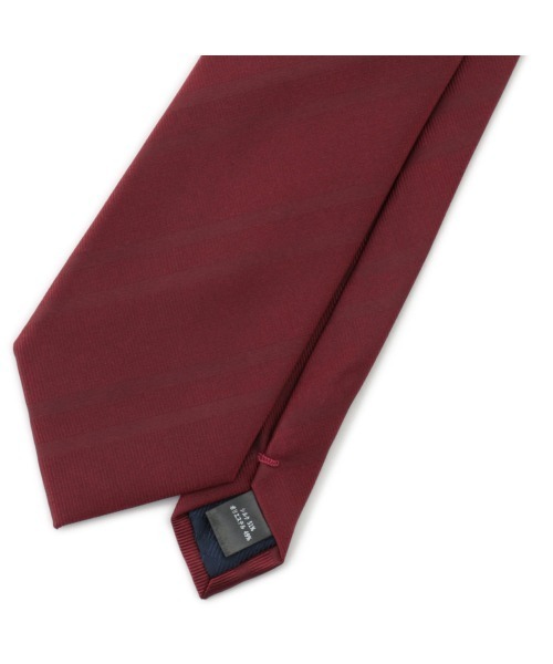 SUIT SELECT（スーツセレクト）の「ネクタイ シャドーストライプ柄（ネクタイ・メンズ・グレー/ワインレッド/ネイビー・FREE）」の15枚目の写真