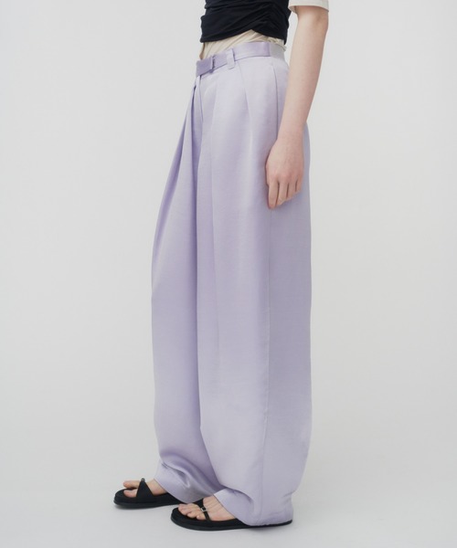 Cygne サテンコクーンパンツ THINGS THAT MATTER パンツ SATIN COCOON PANTS / サテン
