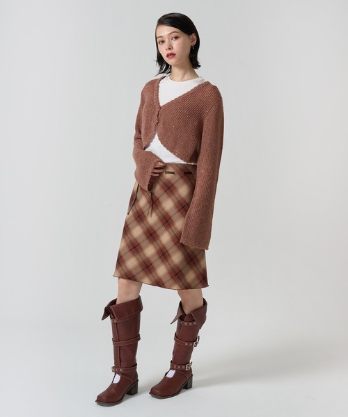 TINA:JOJUN(ティーナジョジュン)の「エンブレム入り ロングスリーブカットソー TINA:JOJUN(Tシャツ/カットソー・レディース・ホワイト/グレー/クリーム/ネイビー・M)」の9枚目の写真
