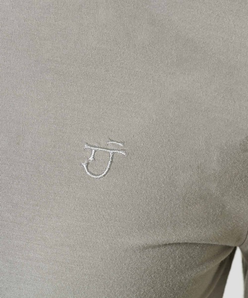 TINA:JOJUN(ティーナジョジュン)の「エンブレム入り ロングスリーブカットソー TINA:JOJUN(Tシャツ/カットソー・レディース・ホワイト/グレー/クリーム/ネイビー・M)」の19枚目の写真