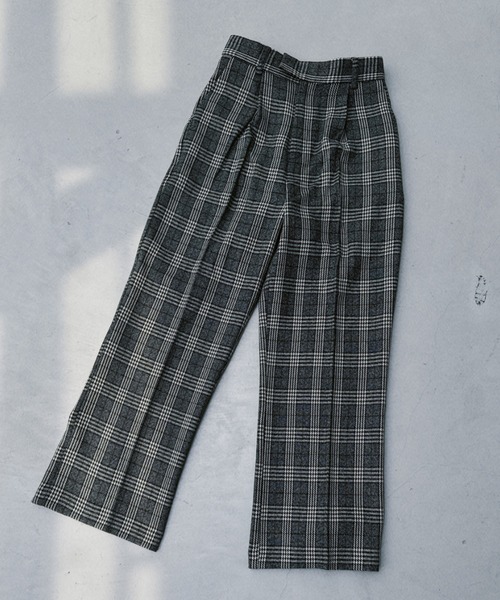 y/m（イム）の「チェックストレートパンツ（スラックス・レディース・マルチ・FREE）」の18枚目の写真