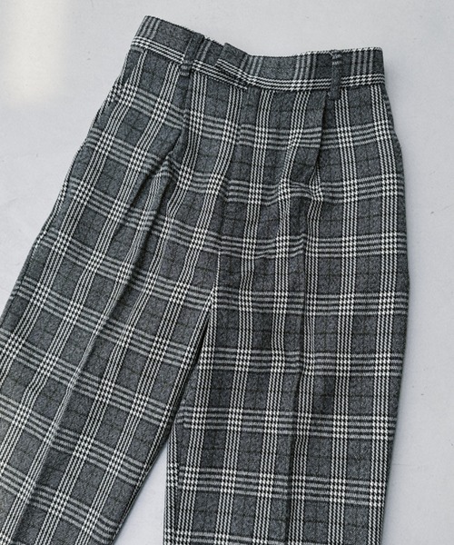 y/m（イム）の「チェックストレートパンツ（スラックス・レディース・マルチ・FREE）」の19枚目の写真