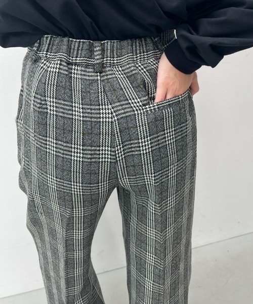 y/m（イム）の「チェックストレートパンツ（スラックス・レディース・マルチ・FREE）」の12枚目の写真