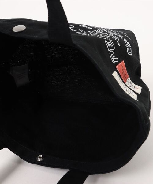 SNOOPY×OLD BETTY'S(スヌーピーカケルオールドベティーズ)の「SNOOPY Heavy Canvas Lunch Bag(FOOTBALL)(トートバッグ・レディース・ライトグレー/ブラック/キャメル/オリーブ/ネイビー・FREE)」の8枚目の写真