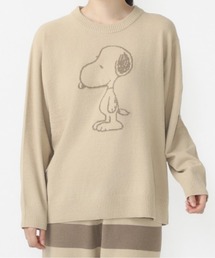 ピーナッツ PEANUTふんわりニットクルーネック